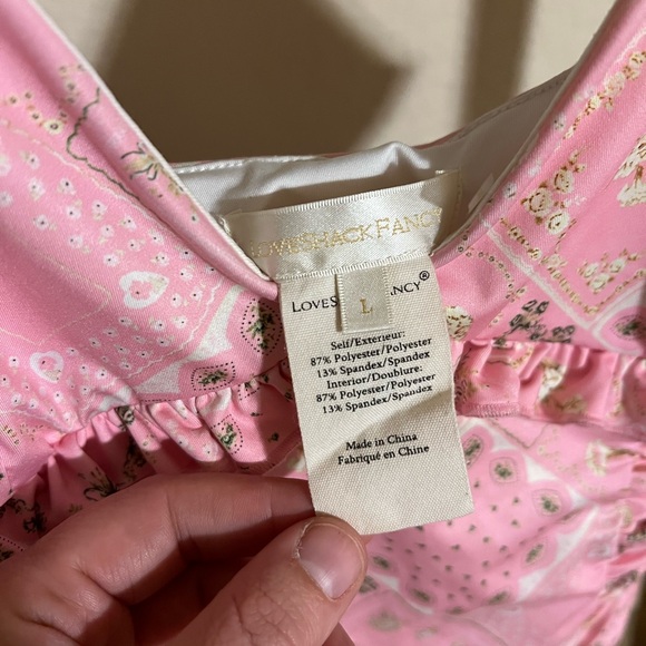 LoveShackFancy Pink Swimsuit - Picture 4 of 6